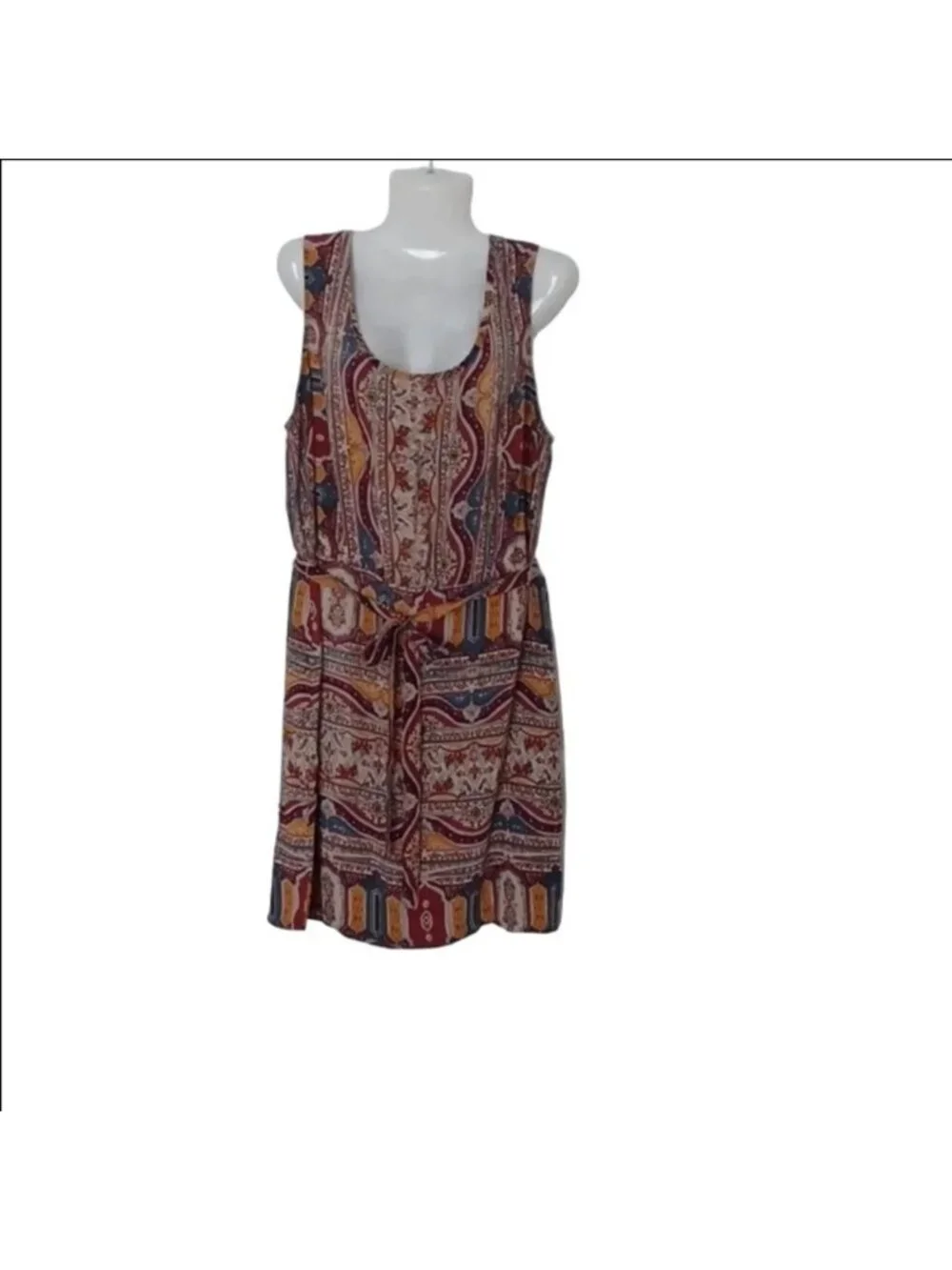 Dress with fabric belt Women's Size Medium - Picture 4 of 13